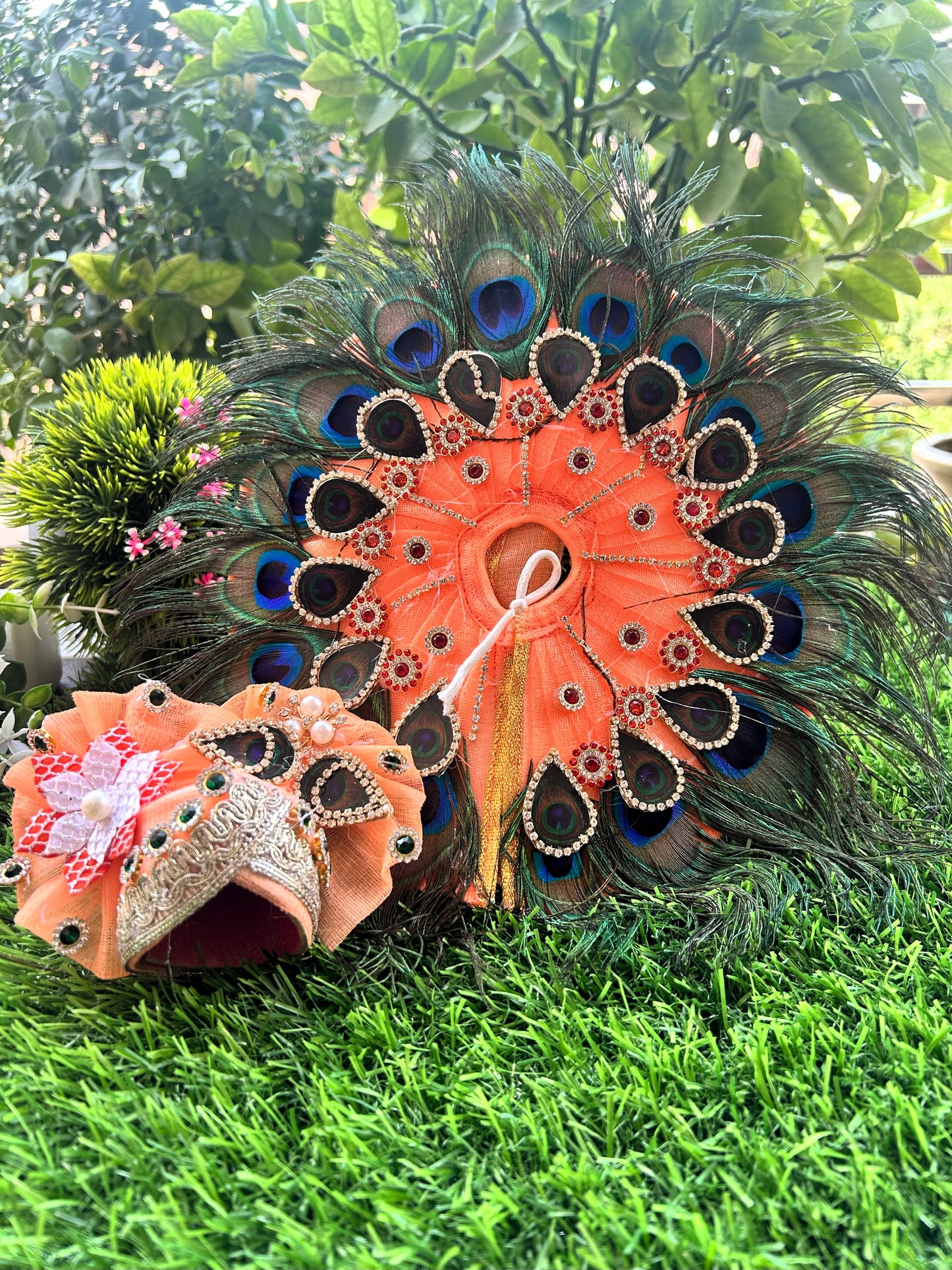 Morpankh Leela Laddu Gopal Poshak Set