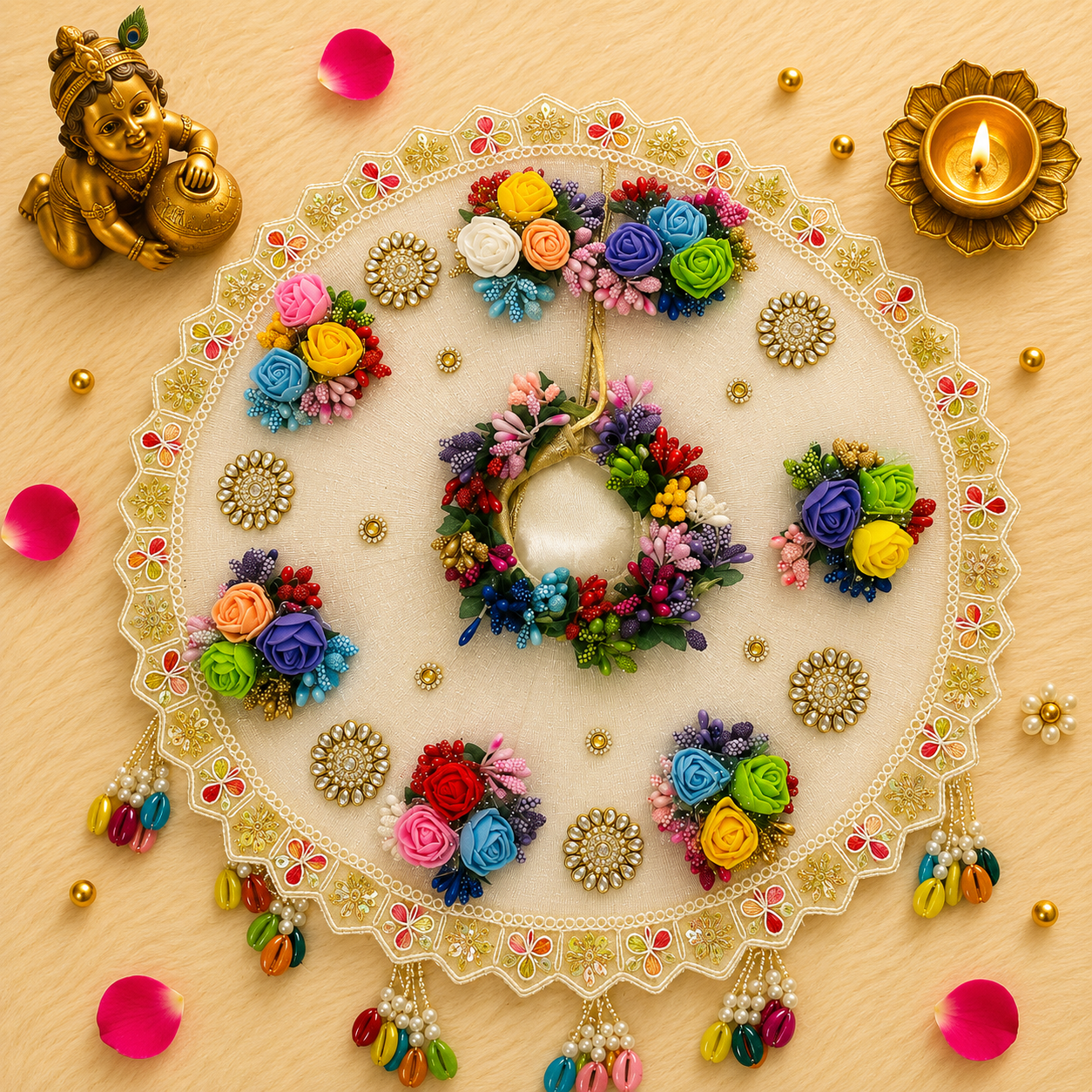 Phool Nikunj Laddu Gopal Poshak