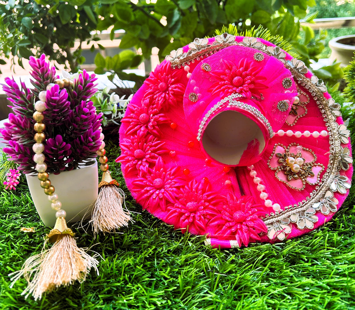 Royal Gulabi Darbaar Heavy Laddu Gopal Poshak Set