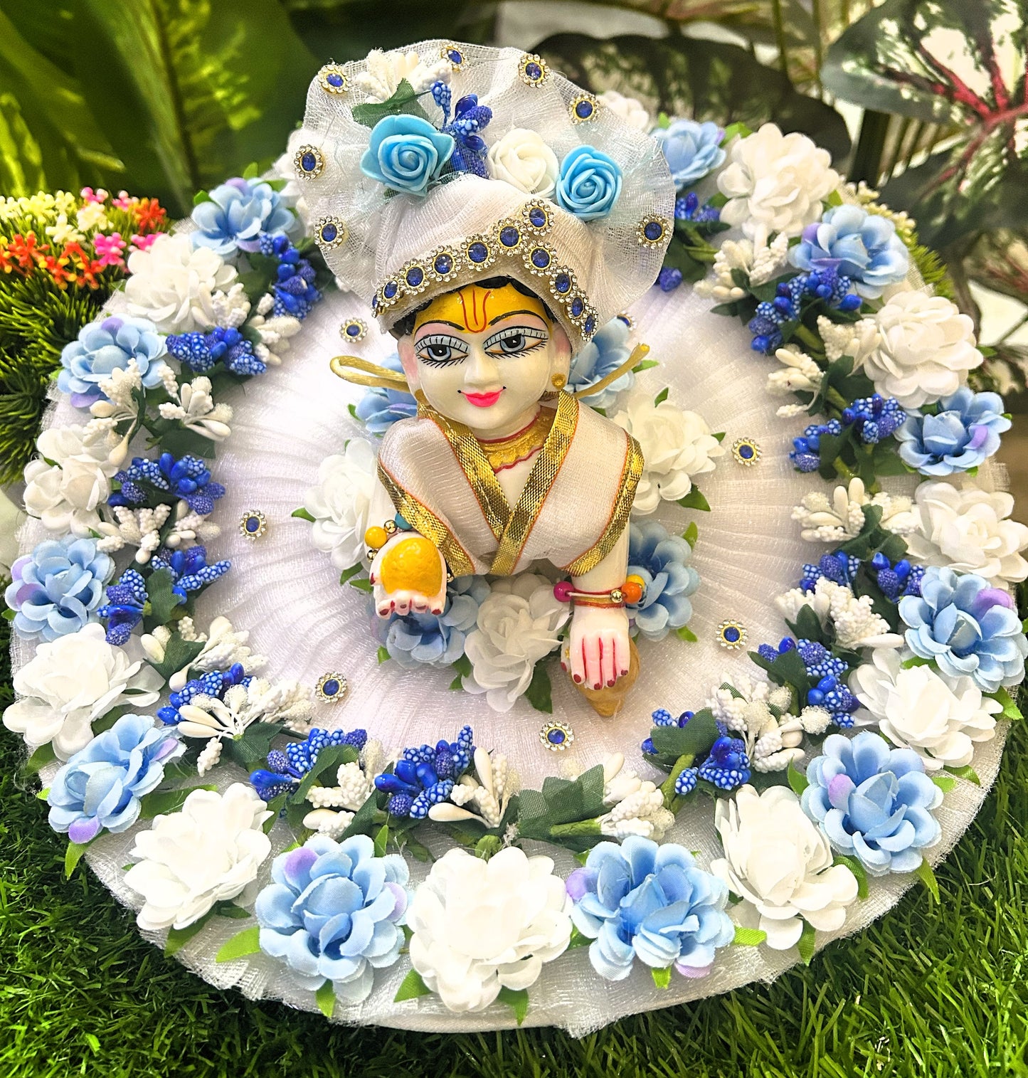 Sharad Purnima Special Laddu Gopal Poshak Set