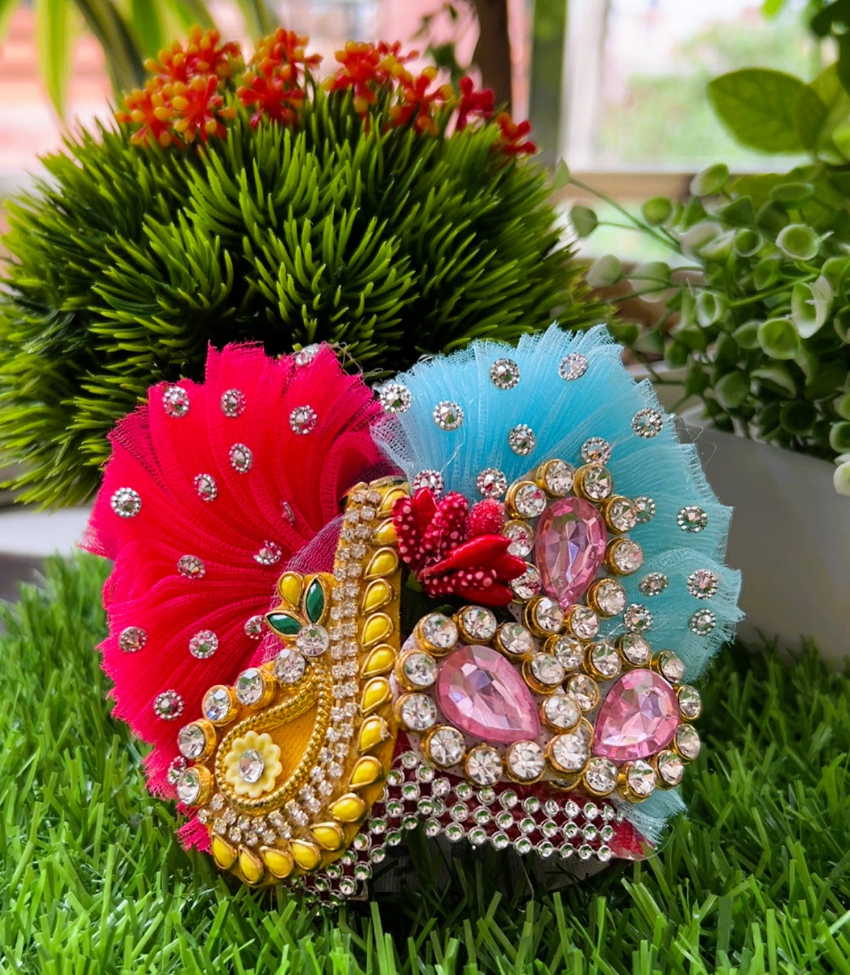 Royal Heavy Rang Ratna Shringar Laddu Gopal Poshak Set