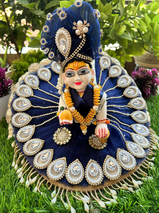 Neel Jyoti Sapphire Heavy Laddu Gopal Poshak Set