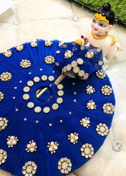 Chandrika Neel Laddu Gopal Poshak Set