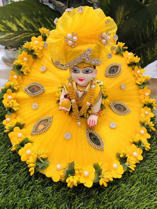 Kanak Mayur Laddu Gopal Poshak Set