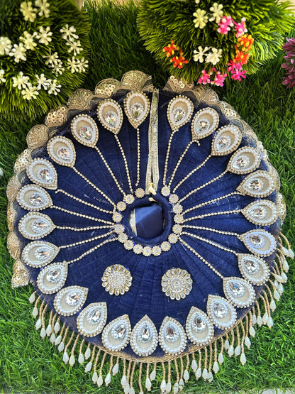 Neel Jyoti Sapphire Heavy Laddu Gopal Poshak Set
