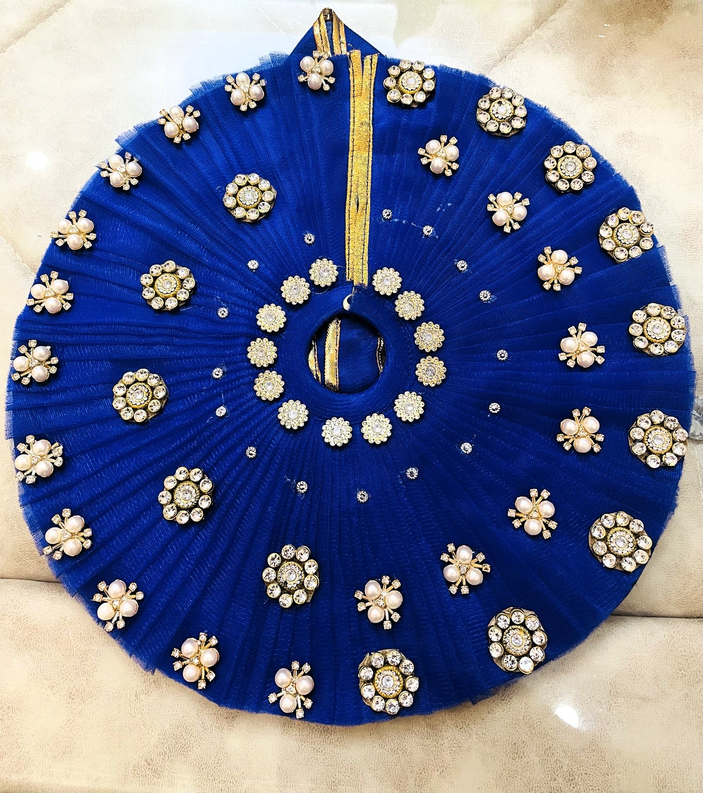 Chandrika Neel Laddu Gopal Poshak Set
