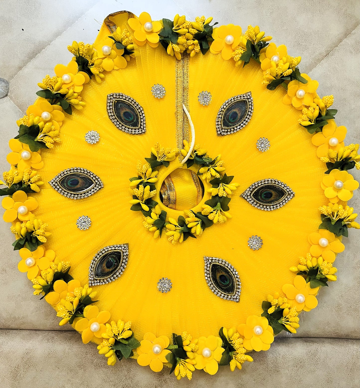 Kanak Mayur Laddu Gopal Poshak Set