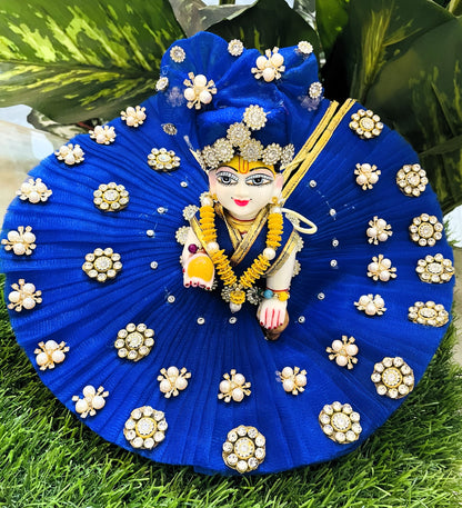 Chandrika Neel Laddu Gopal Poshak Set