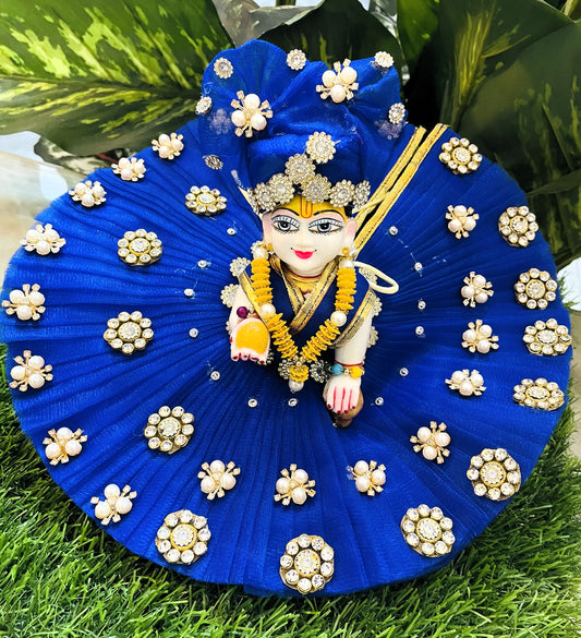 Chandrika Neel Laddu Gopal Poshak Set