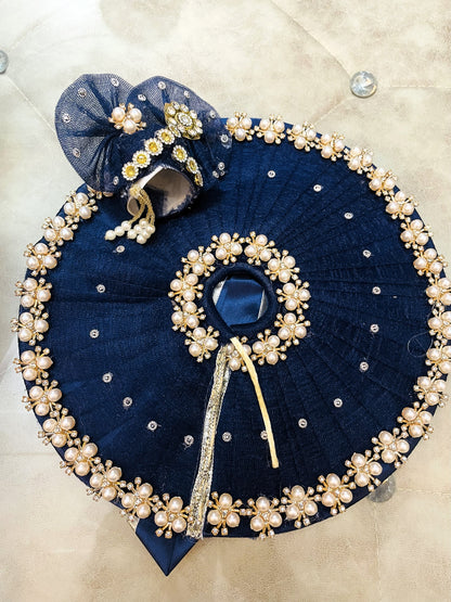 Neel Shyam Shringar Laddu Gopal Poshak Set