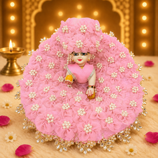 Pink Blossom Laddu Gopal Poshak