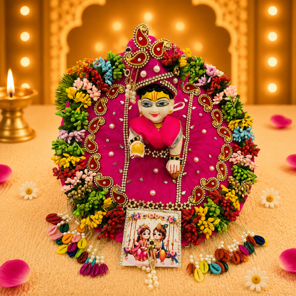 Radha Krishna Jhula Rani Poshak