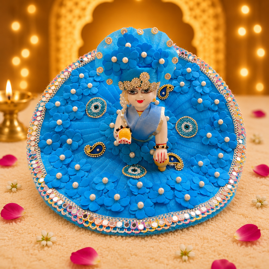 Blue Evil Eye Laddu Gopal Poshak