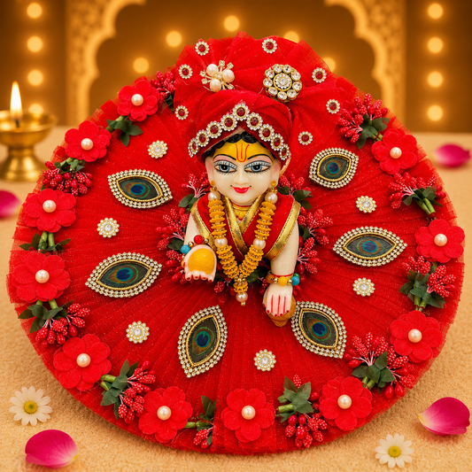 Royal Peacock Laddu Gopal Poshak
