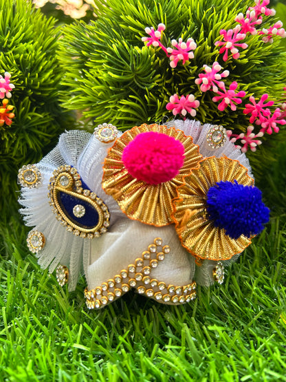 White Rainbow Laddu Gopal Poshak Set