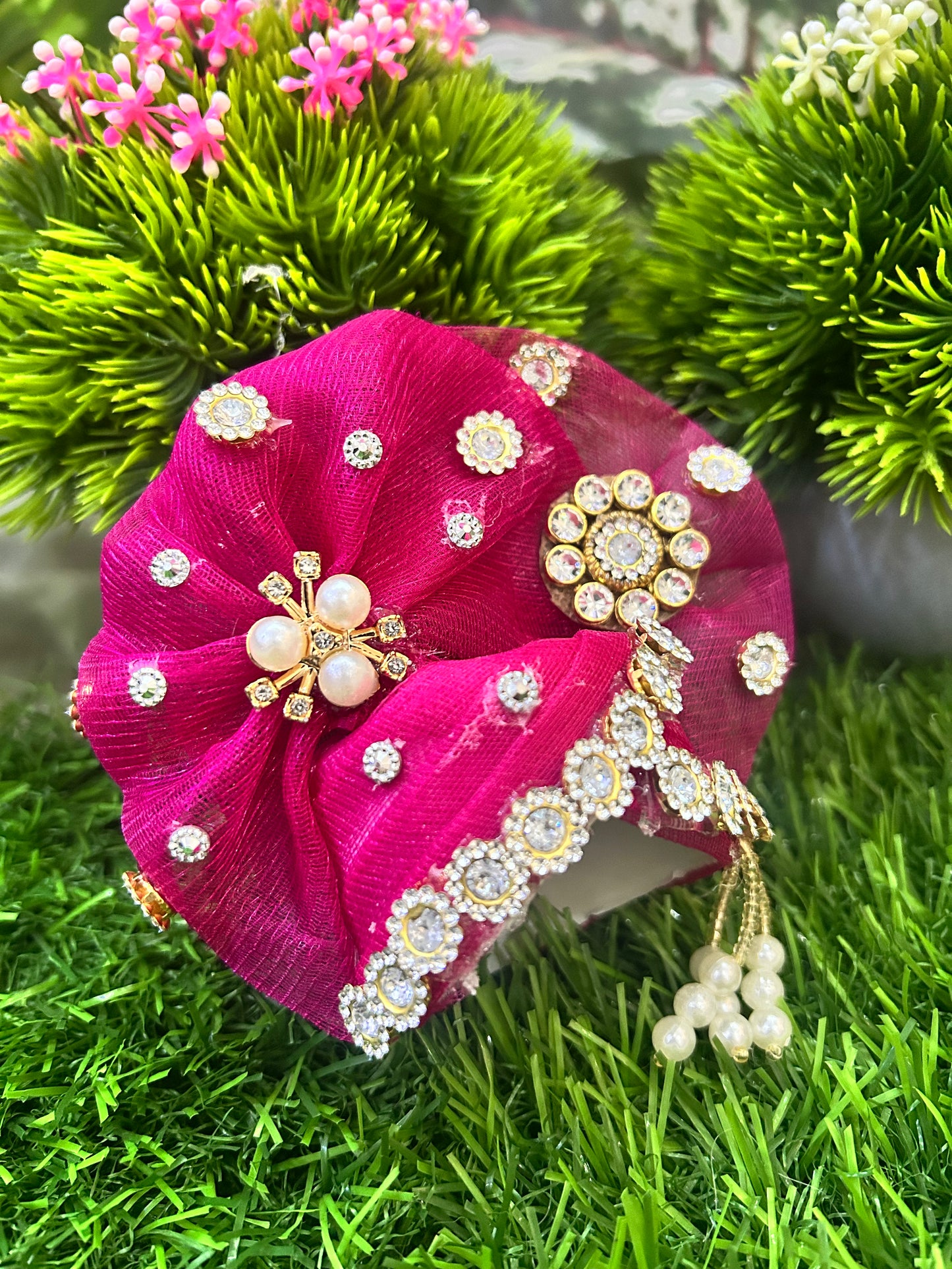 Sharad Purnima Moonlight Rose Poshak Laddu Gopal Poshak Set