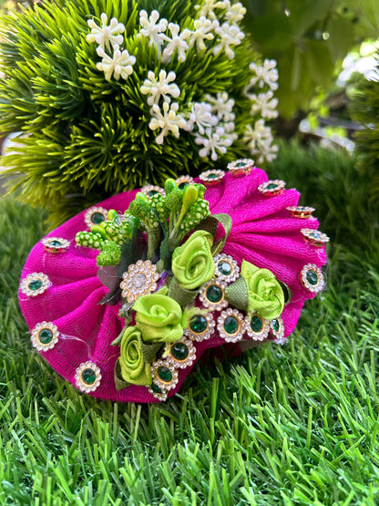 Deepotsav Pink Mor Heavy Laddu Gopal Poshak Set