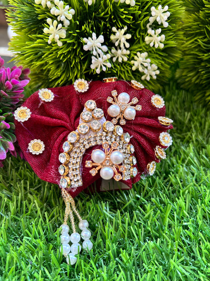 Divine Ruby Glow Heavy Laddu Gopal Poshak Set