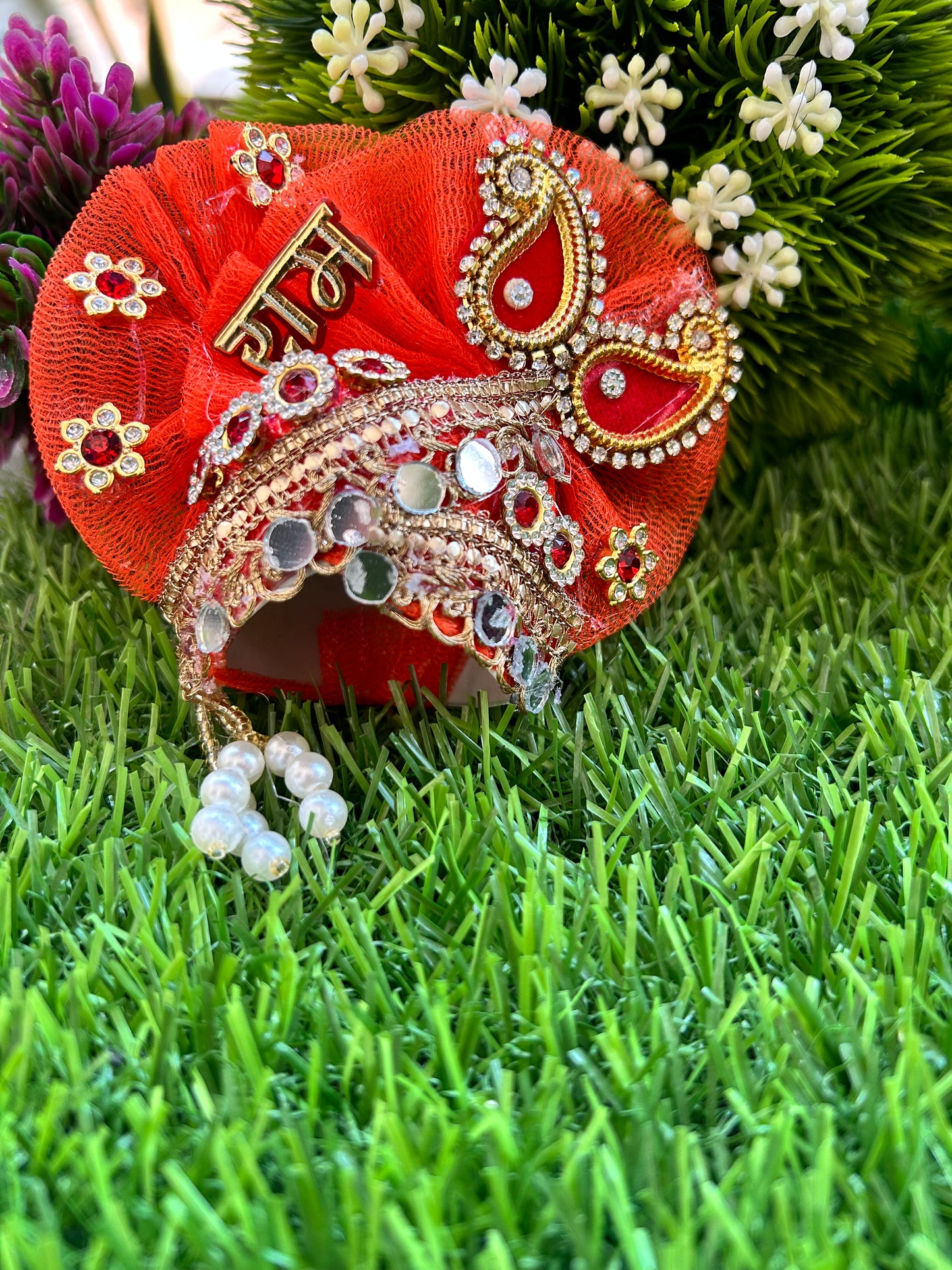 Kesari Diya Shringar Heavy Laddu Gopal Poshak Set