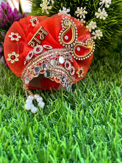 Kesari Diya Shringar Heavy Laddu Gopal Poshak Set
