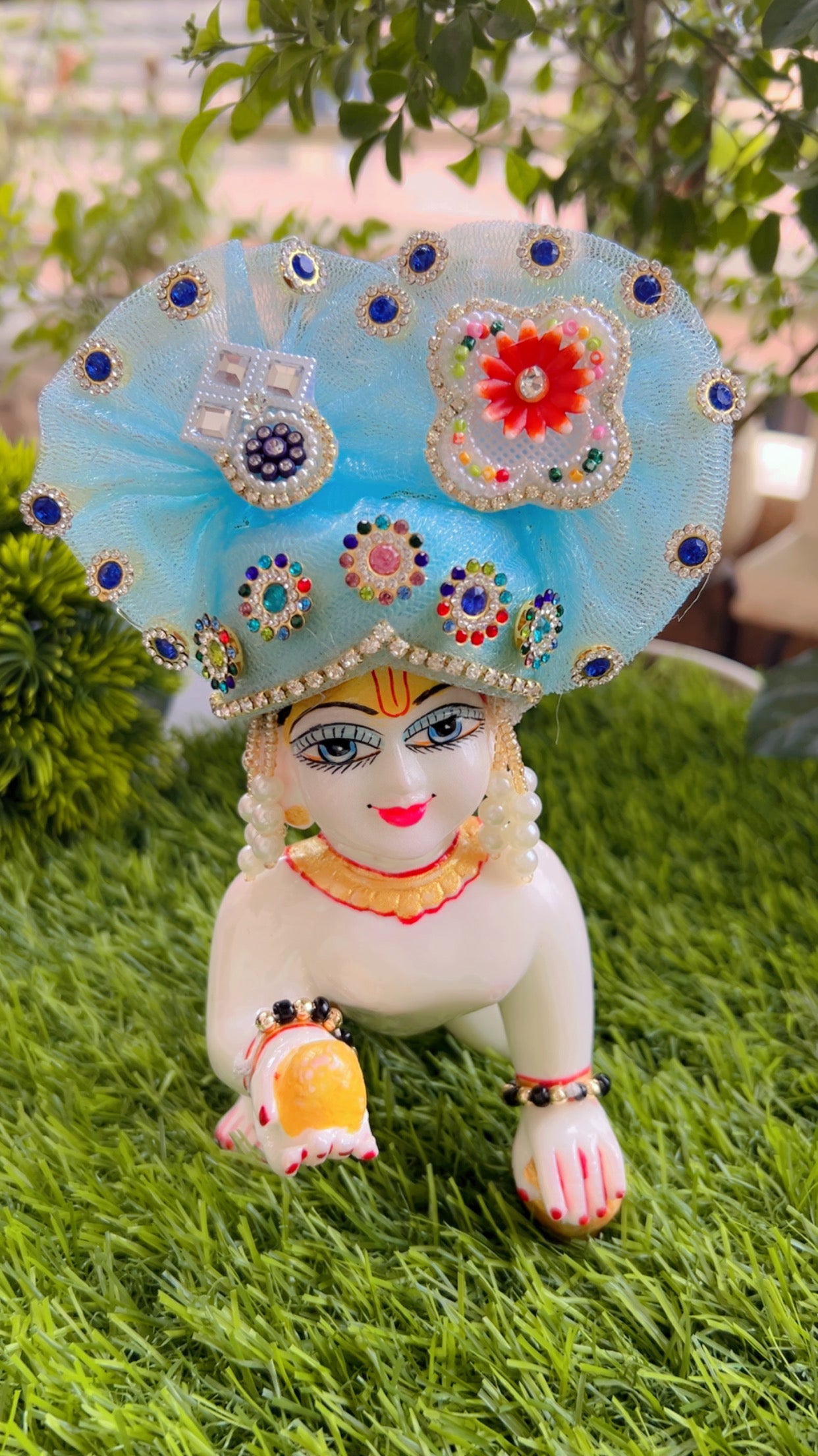 Vibrant Krishna Laddu Gopal Poshak