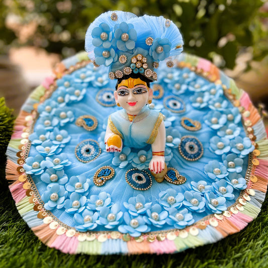 Blue Evil Eye Laddu Gopal Dress