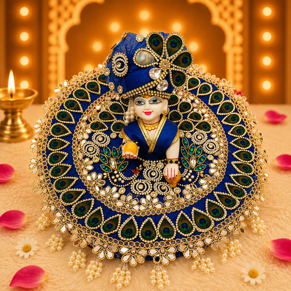 Mayur Nikunj Laddu Gopal Poshak