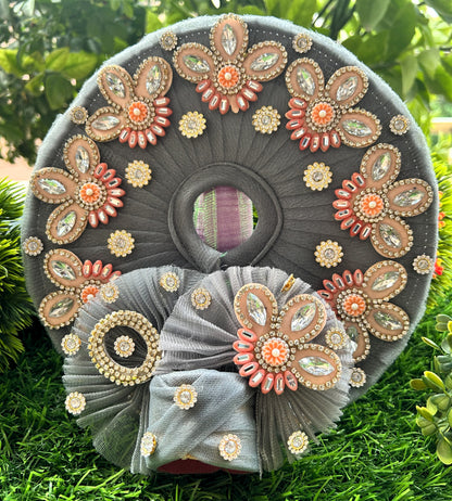 Grey Moonlight Laddu Gopal Poshak Set