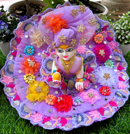 Pushp Neel Laddu Gopal Poshak Set