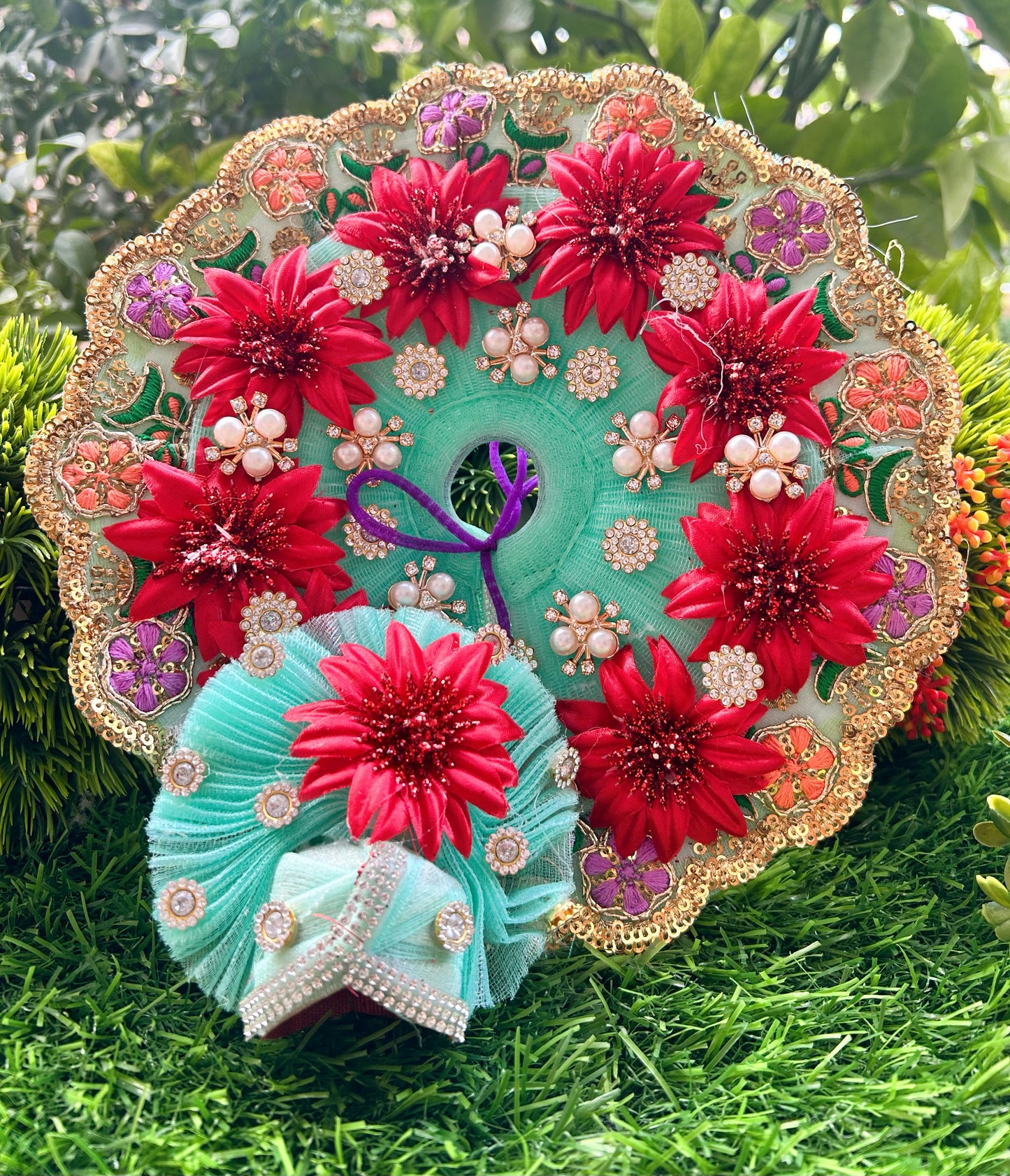 Spring of Vrindavan Neelhara Laddu Gopal Poshak Set