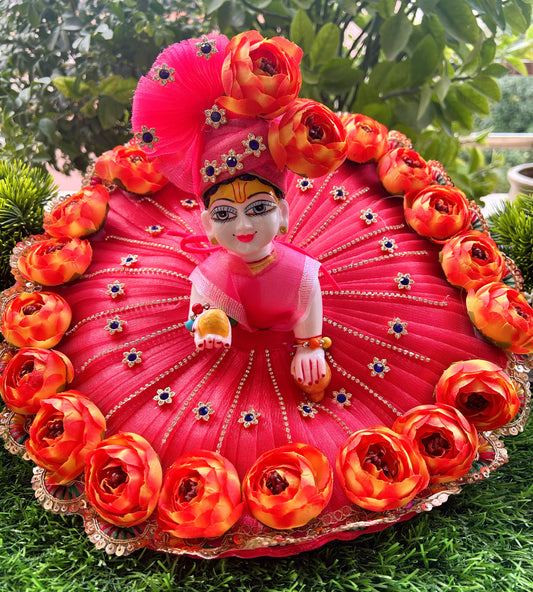 Gulaabi Phool Utsav Laddu Gopal Poshak Set