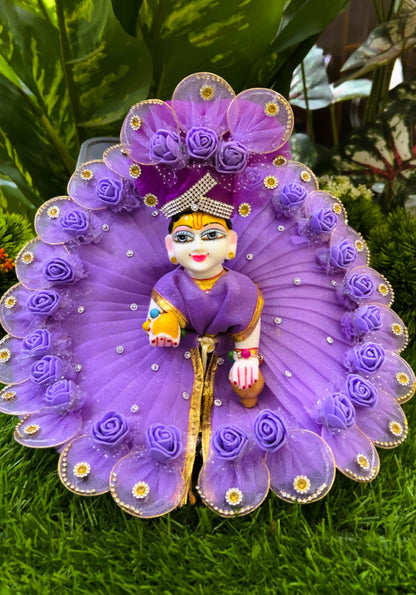 Purple Blossom Laddu Gopal Poshak Set