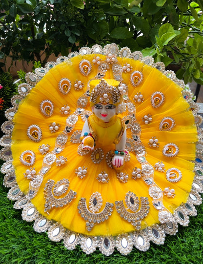 Divya Kanak Heavy Laddu Gopal Poshak Set