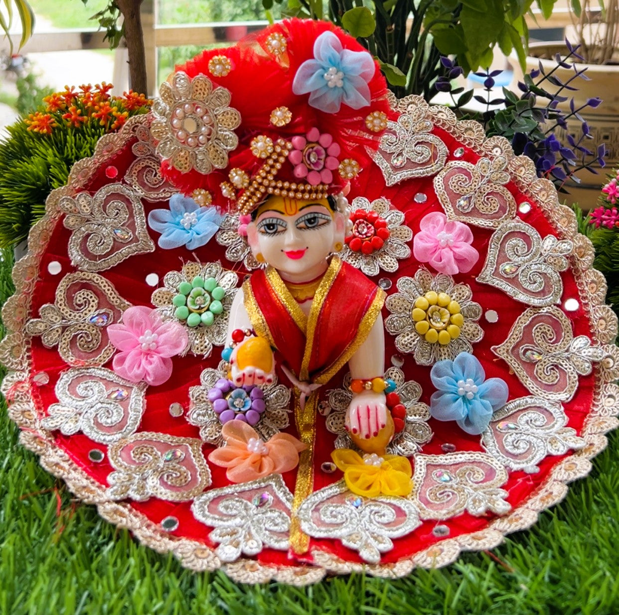 Rajshree Pushp Shringar Laddu Gopal Poshak Set