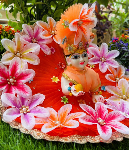 Kanha Kesariya Kamal Gopal Poshak Set