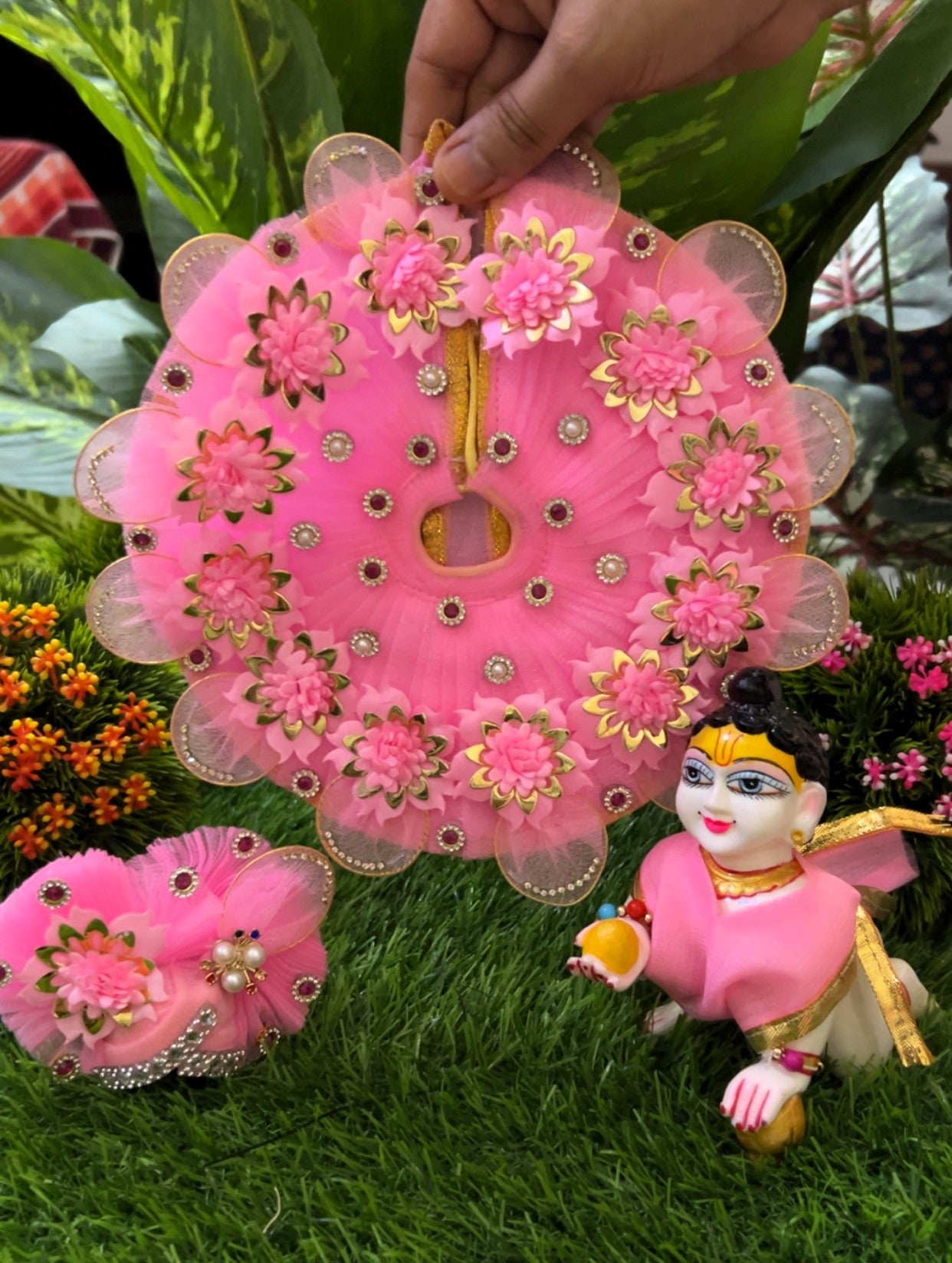Shakti Pushp Laddu Gopal Poshak Set