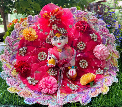 Red Royale Rajshringar Laddu Gopal Poshak Set