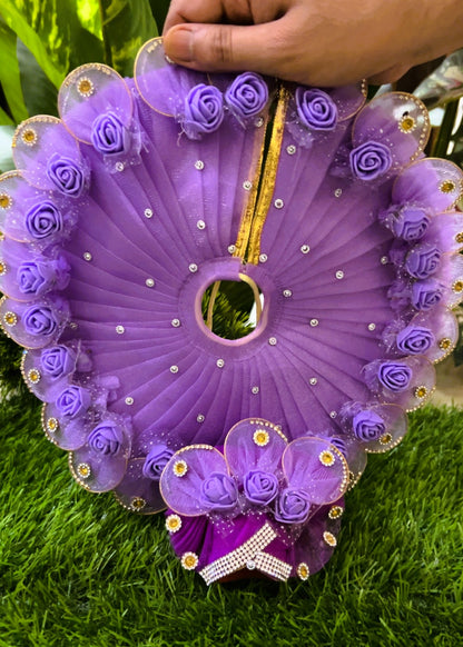 Purple Blossom Laddu Gopal Poshak Set