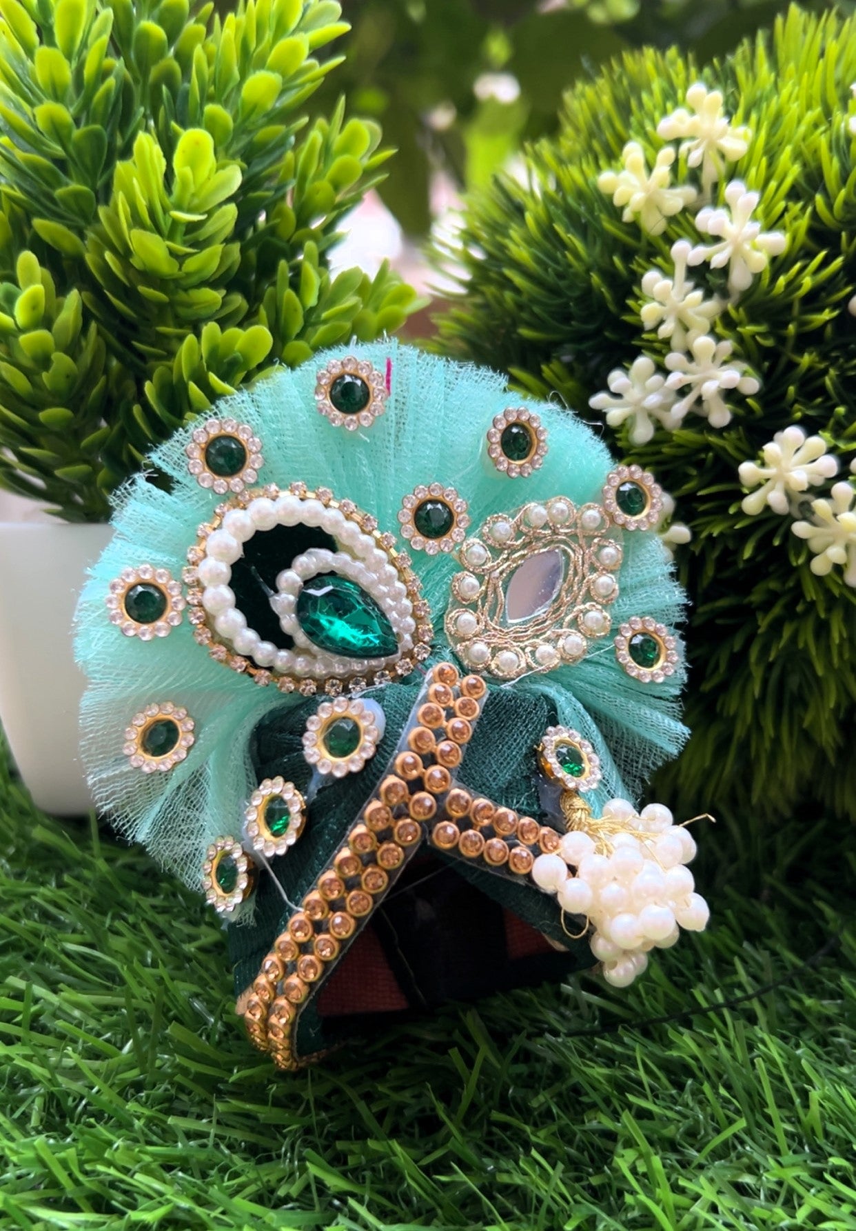 Jal Nidhi Designer Laddu Gopal Poshak Set