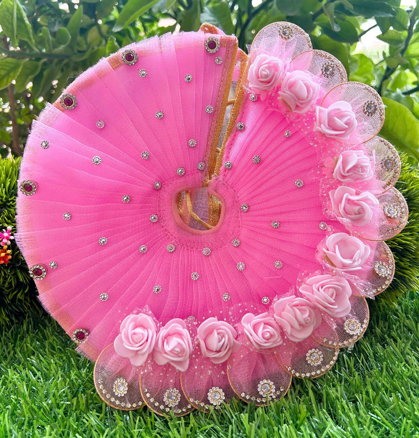 Gulabi Komal Shringar Laddu Gopal Poshak Set