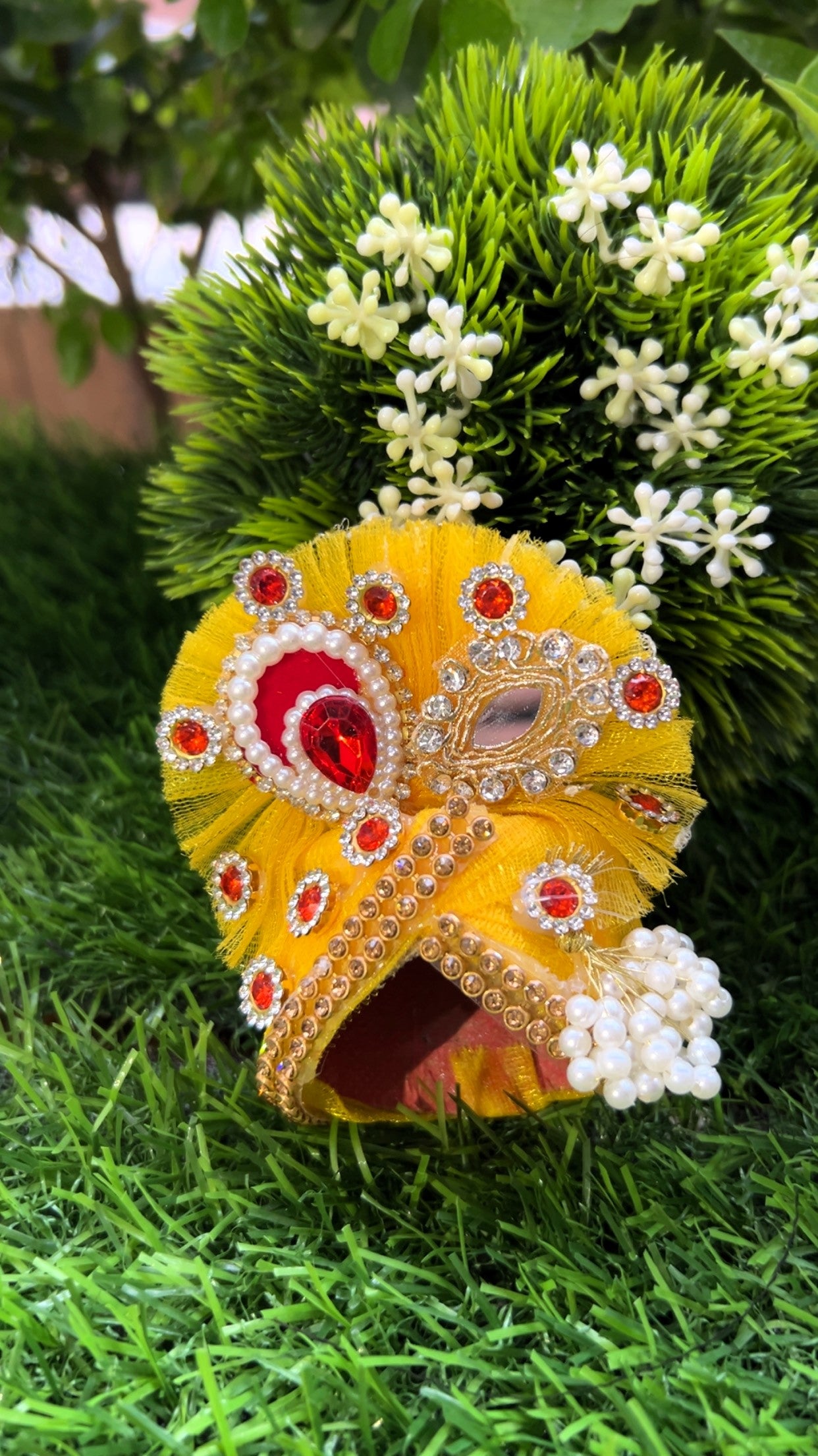 Kanha Kesariya Laddu Gopal Poshak Set