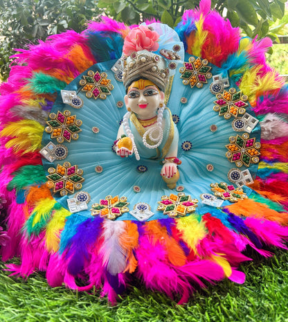 Gulabi Mor Leela Laddu Gopal Poshak Set