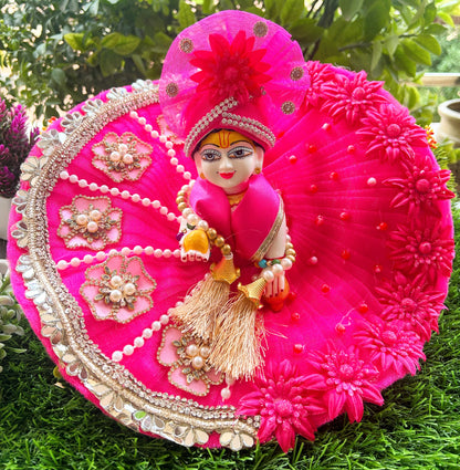 Royal Gulabi Darbaar Heavy Laddu Gopal Poshak Set