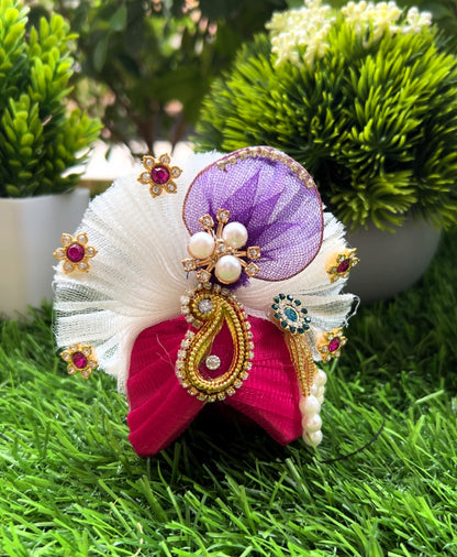 Shwet Mor Leela Laddu Gopal Poshak Set