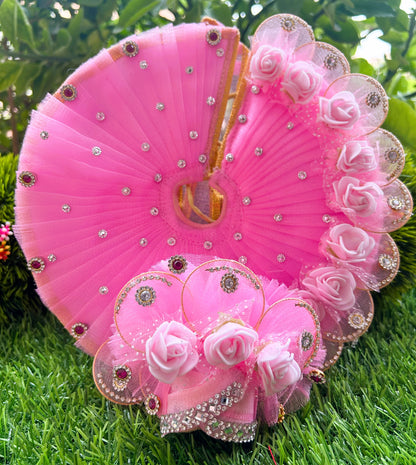Gulabi Komal Shringar Laddu Gopal Poshak Set