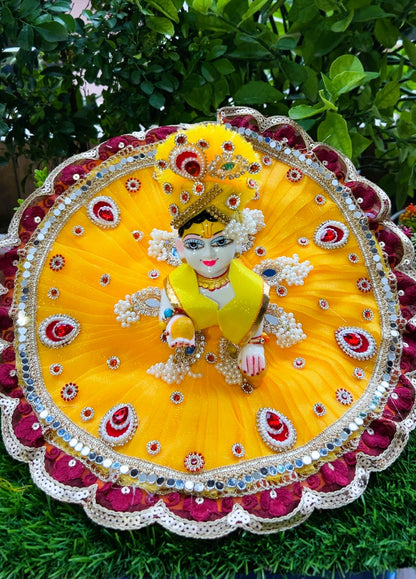 Kanha Kesariya Laddu Gopal Poshak Set