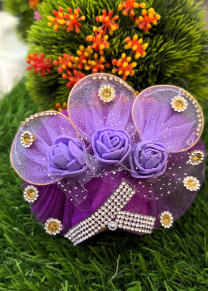 Purple Blossom Laddu Gopal Poshak Set