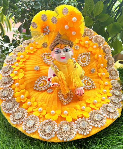 Sunshine Pearl Laddu Gopal Poshak Set
