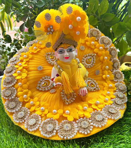 Sunshine Pearl Laddu Gopal Poshak Set