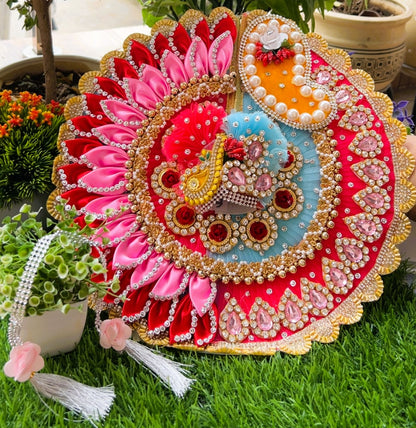 Royal Heavy Rang Ratna Shringar Laddu Gopal Poshak Set